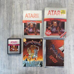 Swordquest Earthworld (Atari 2600, 1982) CIB COMPLETE WITH COMIC Contest Entry